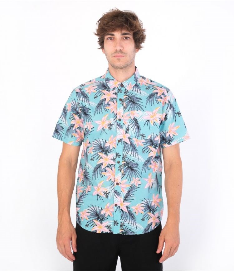Hurley Shirt Kurzes Sleeve Org Wedge Grün | 38CHDUYSA