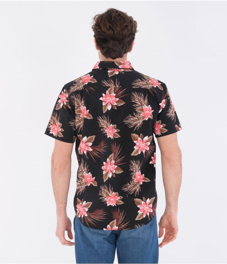 Hurley Shirt Kurzes Sleeve Org Wedge Schwarz | 45IWUJSTN