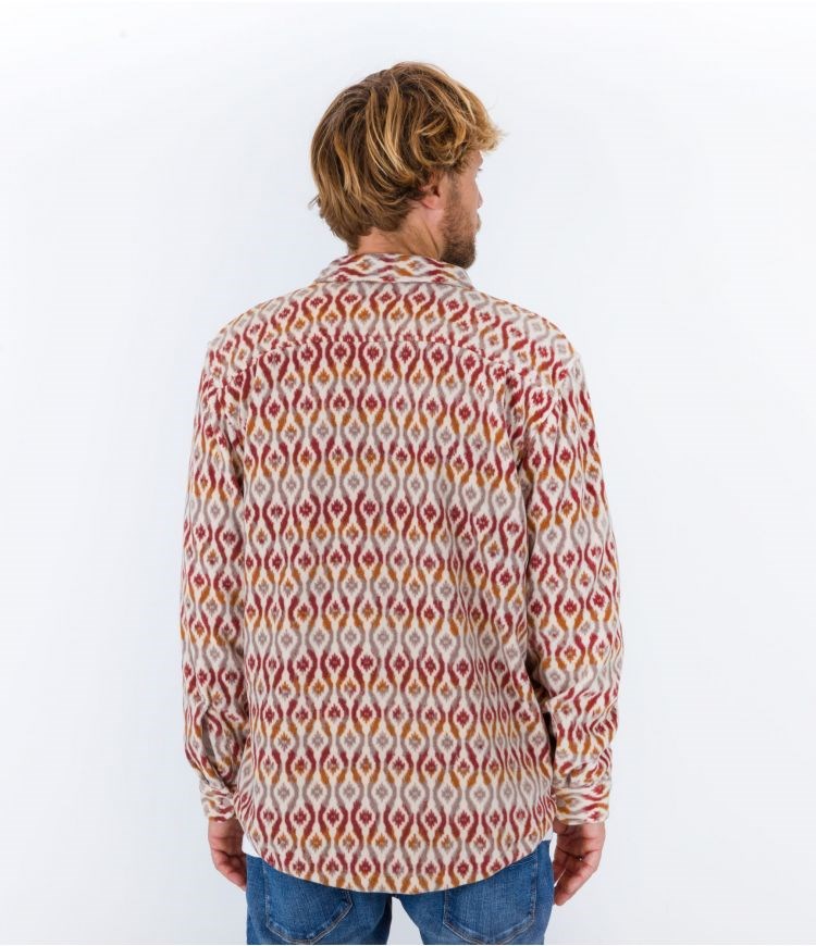 Hurley Shirt Santa Cruz Windchill Barely Bone | 54BKCWOMY