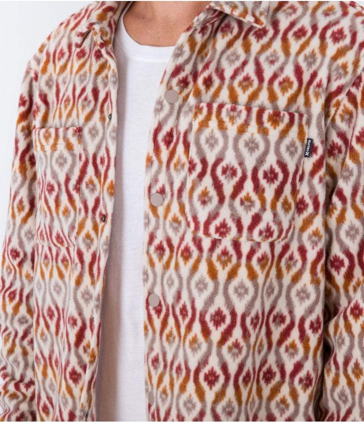 Hurley Shirt Santa Cruz Windchill Barely Bone | 54BKCWOMY