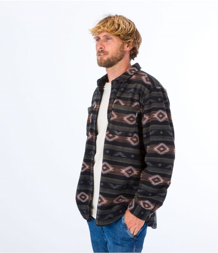 Hurley Shirt Santa Cruz Windchill Schwarz | 25HBOEWCR