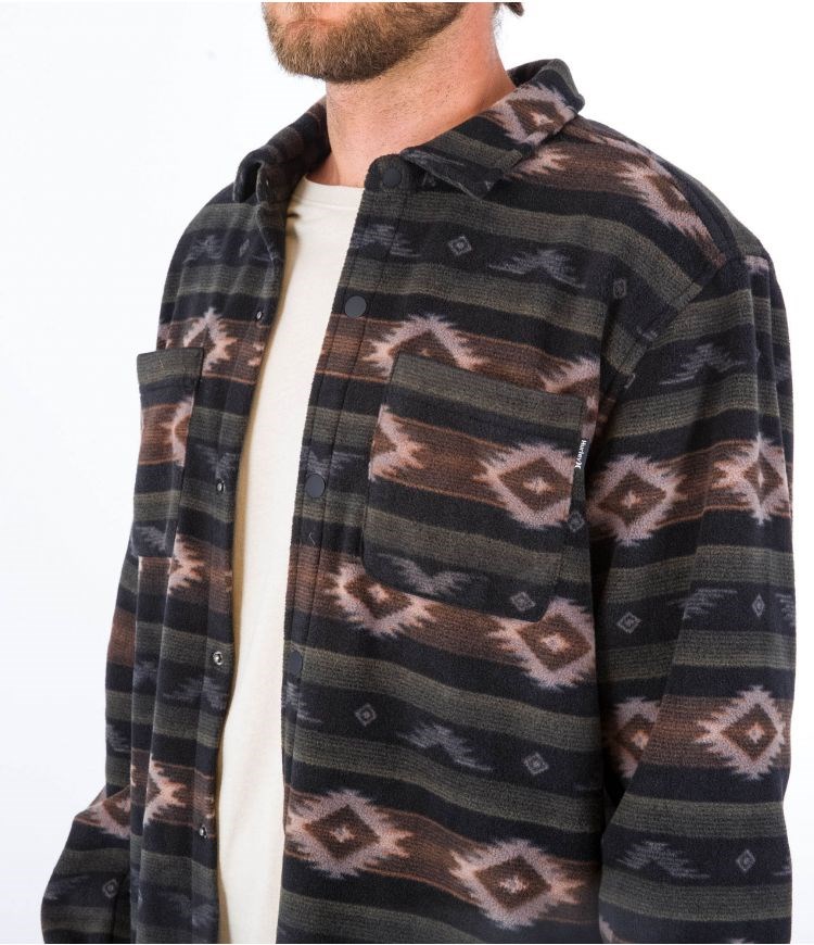 Hurley Shirt Santa Cruz Windchill Schwarz | 25HBOEWCR