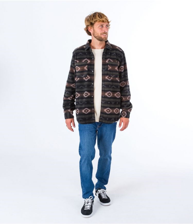 Hurley Shirt Santa Cruz Windchill Schwarz | 25HBOEWCR