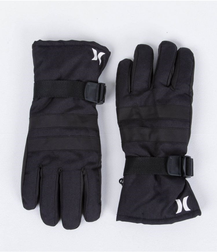 Hurley Snow Gloves Block Party Schwarz Schwarz | 36EWVGCAX