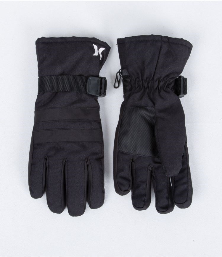 Hurley Snow Gloves Block Party Schwarz Schwarz | 36EWVGCAX