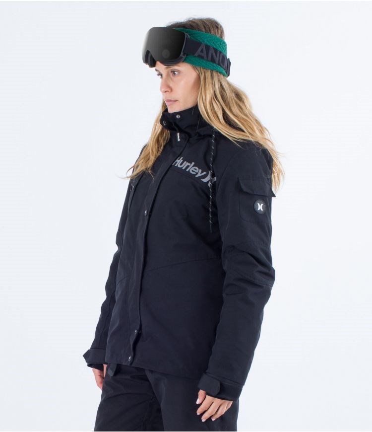 Hurley Snow Jacket Architectural 3m Schwarz | 73LODRCHJ