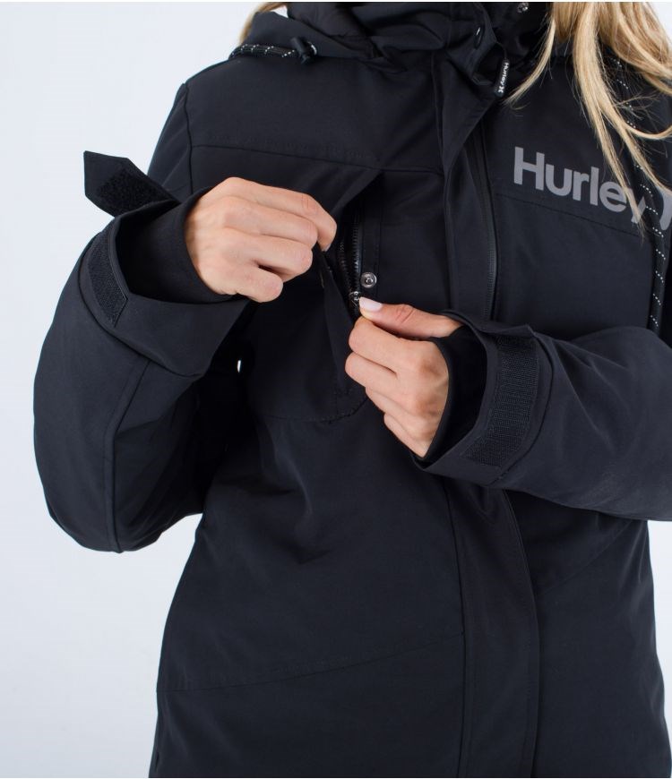 Hurley Snow Jacket Architectural 3m Schwarz | 73LODRCHJ