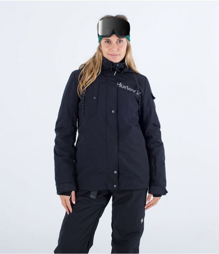 Hurley Snow Jacket Architectural 3m Schwarz | 73LODRCHJ