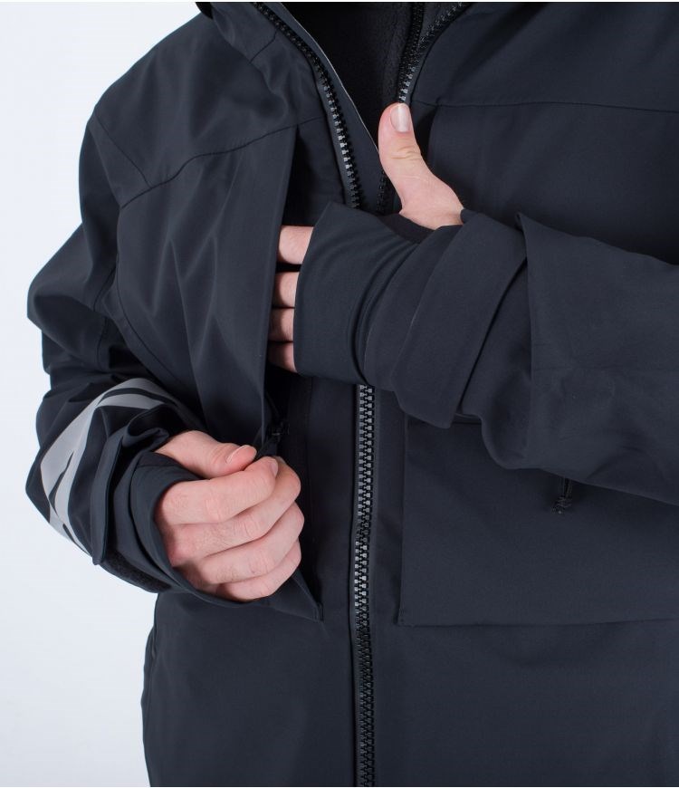 Hurley Snow Jacket Goldmine Schwarz | 94GMKLBJA
