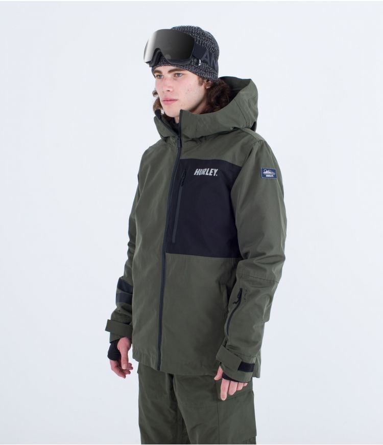 Hurley Snow Jacket Outlaw Khaki | 47WBNHMJP
