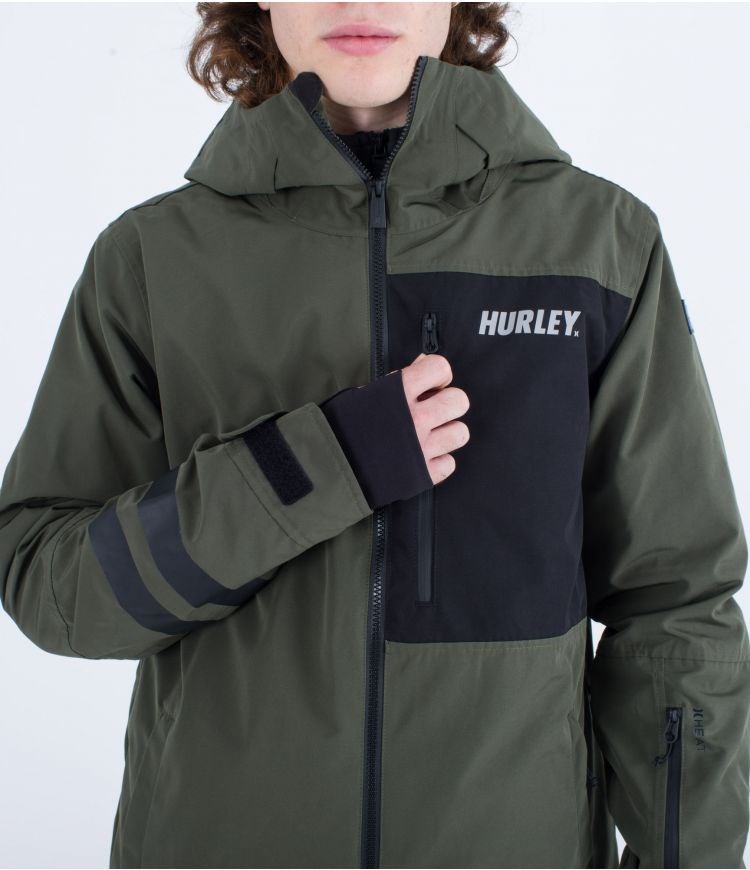 Hurley Snow Jacket Outlaw Khaki | 47WBNHMJP
