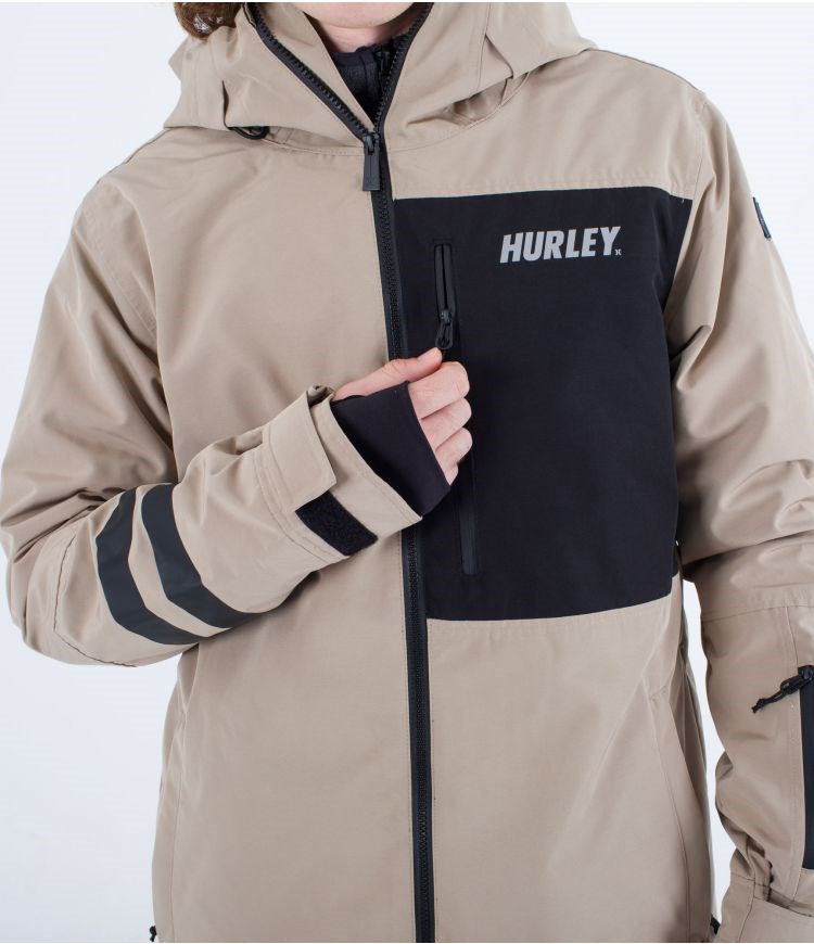Hurley Snow Jacket Outlaw Khaki | 60LDZBCHG