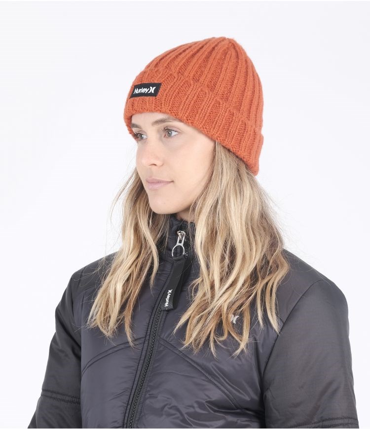 Hurley Squaw Beanie Claystone | 03XDWQAPT