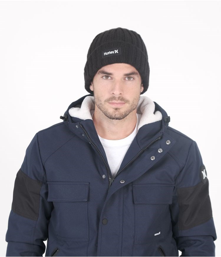 Hurley Squaw Beanie Schwarz | 94QVMRGAD