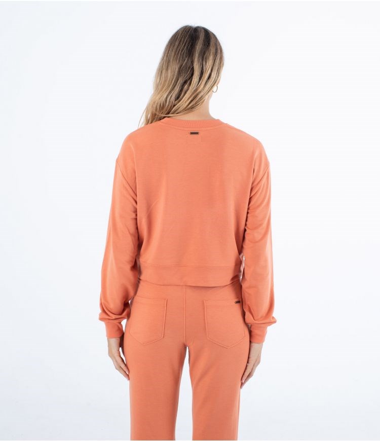 Hurley Sweatshirt Oversize Easy Carnelian | 05CVXHTWA