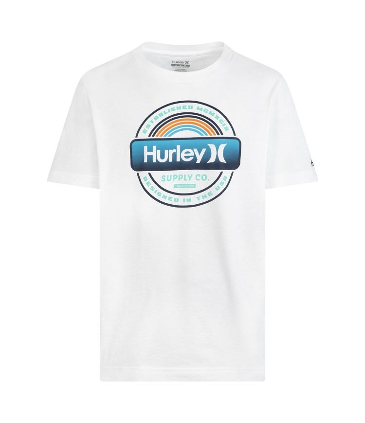 Hurley T-shirt Kurzes Sleeve Boy - Label Schwarz | 19EASDICX
