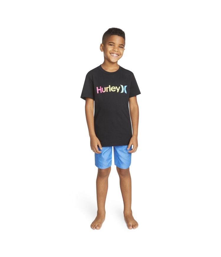 Hurley T-shirt Kurzes Sleeve Boy - One & Only Schwarz | 48TZWSPAV