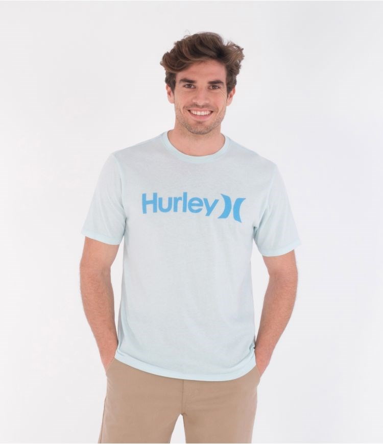 Hurley T-shirt Kurzes Sleeve Evd Wsh Oao Solid Ss Teal Tinted Heather | 79JMIYZAD