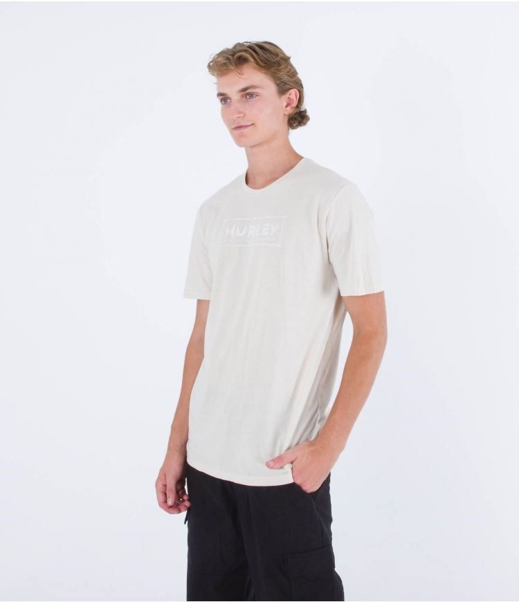 Hurley T-shirt Kurzes Sleeve Everyday Death In Paradise Bone | 50GBXYANF