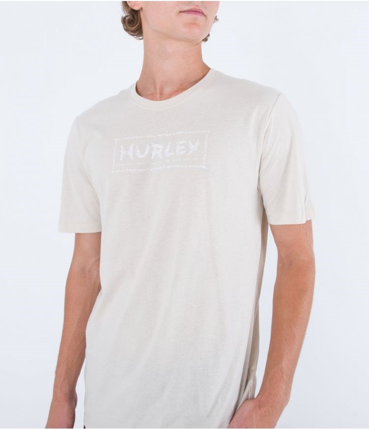 Hurley T-shirt Kurzes Sleeve Everyday Death In Paradise Bone | 50GBXYANF