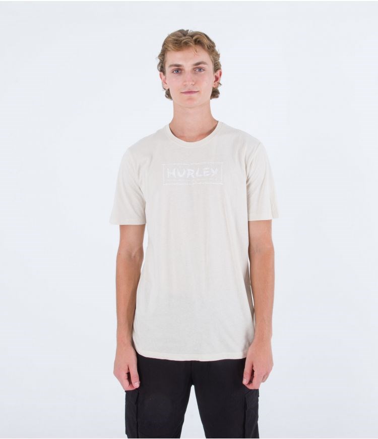Hurley T-shirt Kurzes Sleeve Everyday Death In Paradise Bone | 50GBXYANF