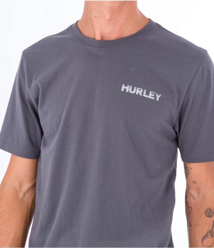 Hurley T-shirt Kurzes Sleeve Everyday Explore Reflector Grau | 79IHVNGMA