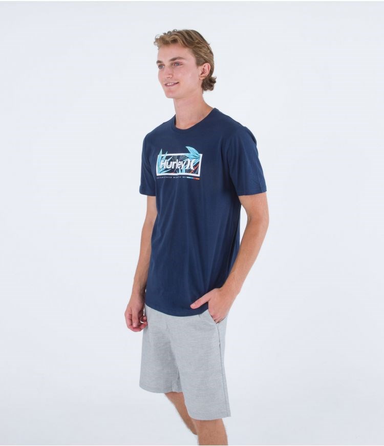 Hurley T-shirt Kurzes Sleeve Everyday Flower Box Night Force | 59CHLFKDZ