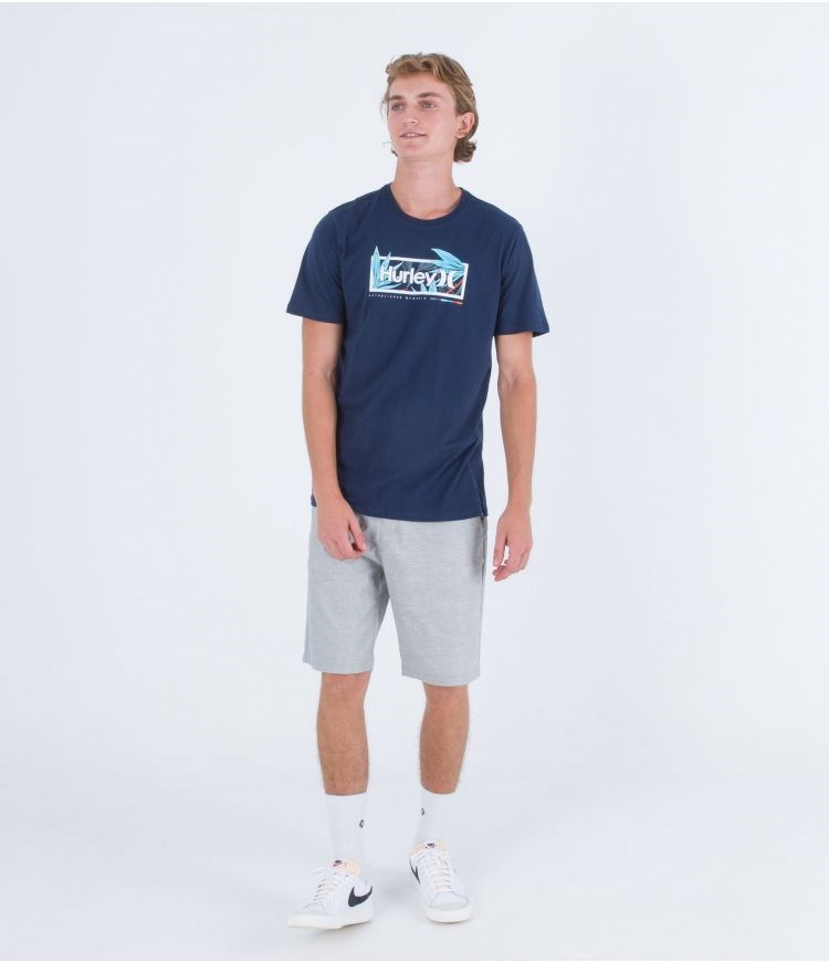 Hurley T-shirt Kurzes Sleeve Everyday Flower Box Night Force | 59CHLFKDZ