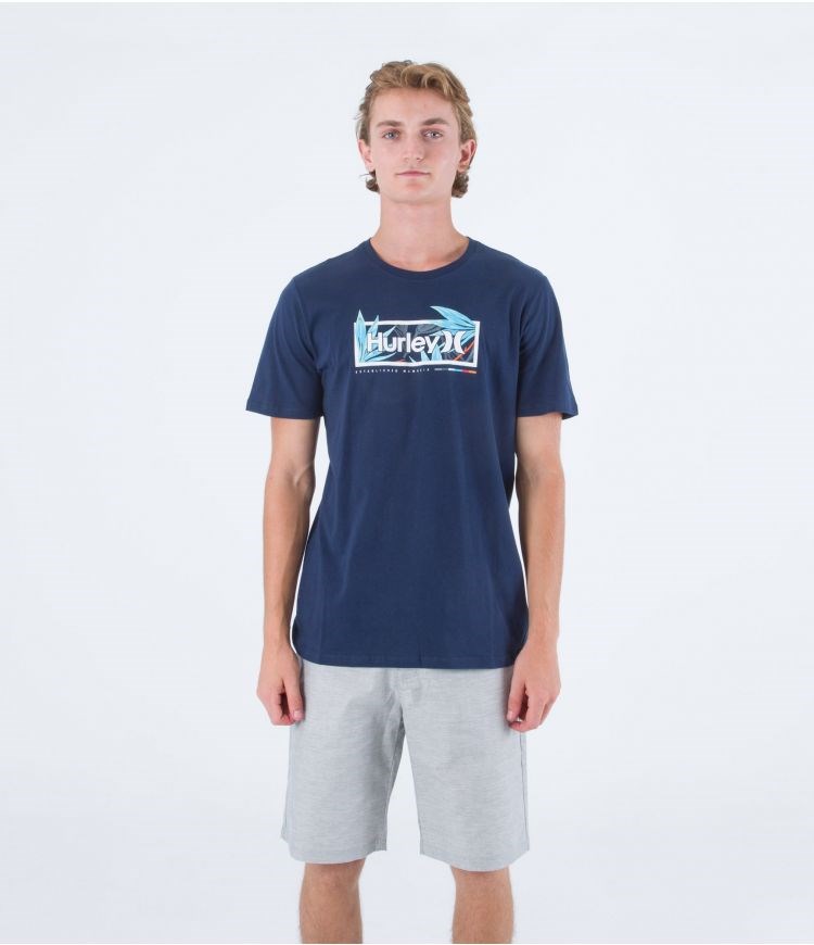 Hurley T-shirt Kurzes Sleeve Everyday Flower Box Night Force | 59CHLFKDZ