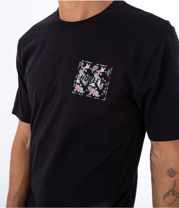 Hurley T-shirt Kurzes Sleeve Everyday Four Corners Weiß | 12GSRCTPF