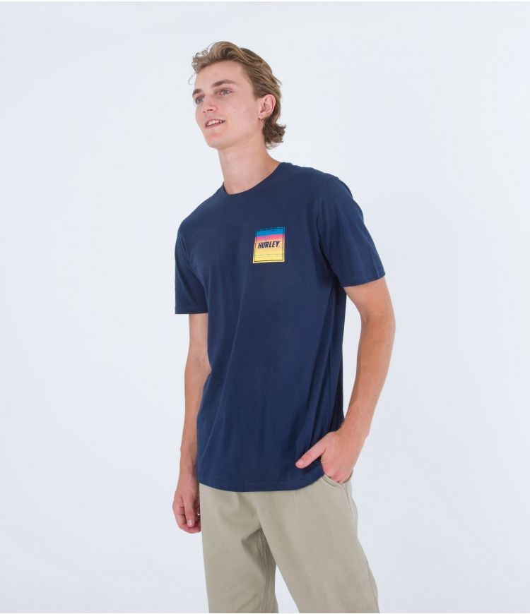 Hurley T-shirt Kurzes Sleeve Everyday Four Corners Night Force | 98LXTAKSZ