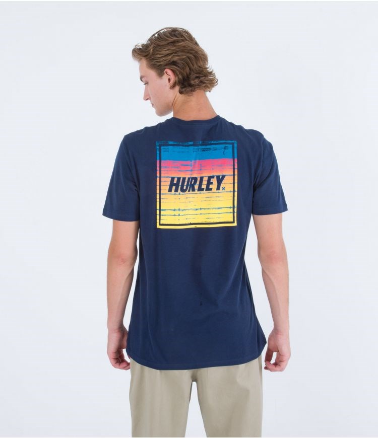 Hurley T-shirt Kurzes Sleeve Everyday Four Corners Night Force | 98LXTAKSZ