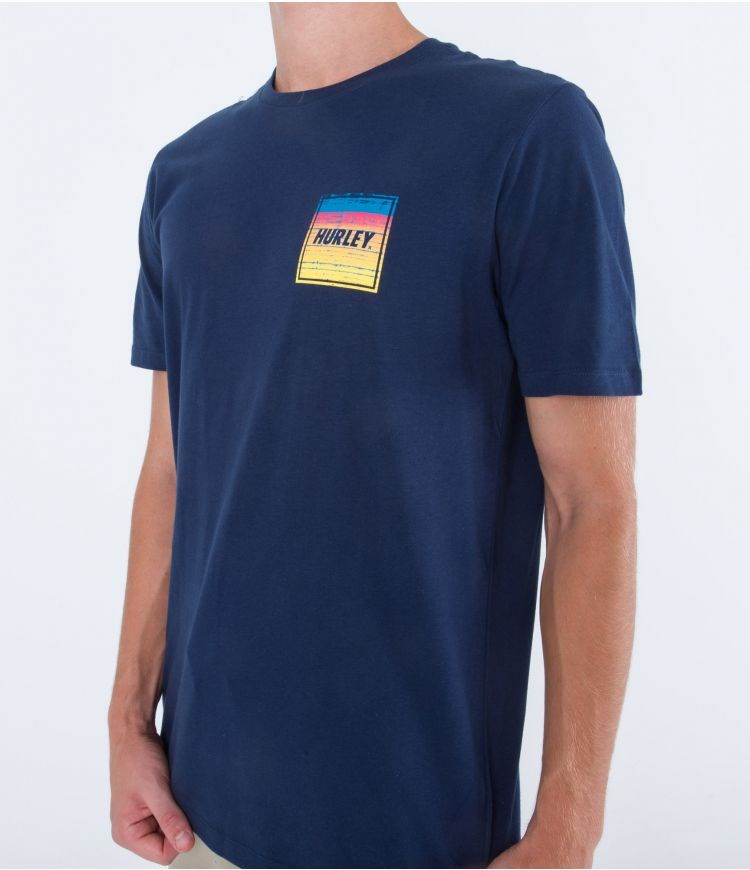Hurley T-shirt Kurzes Sleeve Everyday Four Corners Night Force | 98LXTAKSZ