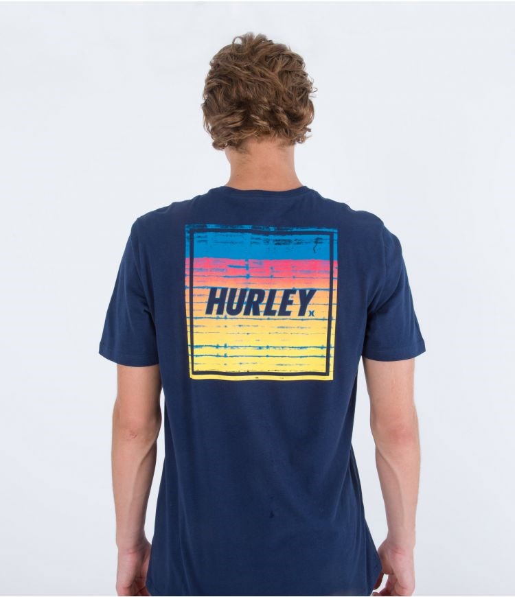 Hurley T-shirt Kurzes Sleeve Everyday Four Corners Night Force | 98LXTAKSZ