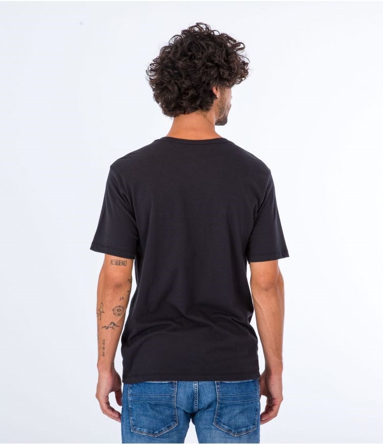Hurley T-shirt Kurzes Sleeve Everyday Horizon Schwarz | 79YRHFZET