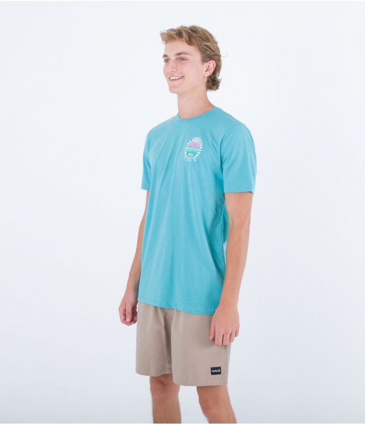 Hurley T-shirt Kurzes Sleeve Everyday Nothing Lasts Forever Wave Runner | 07TJWAVSN