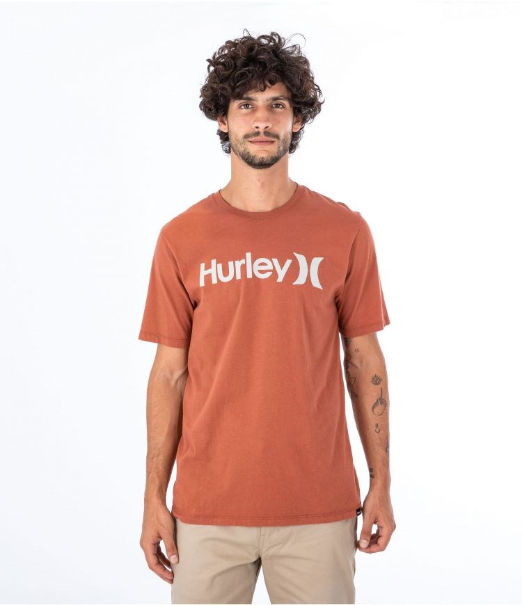 Hurley T-shirt Kurzes Sleeve Everyday O&o Solid Zion Rust | 96QGXREWA