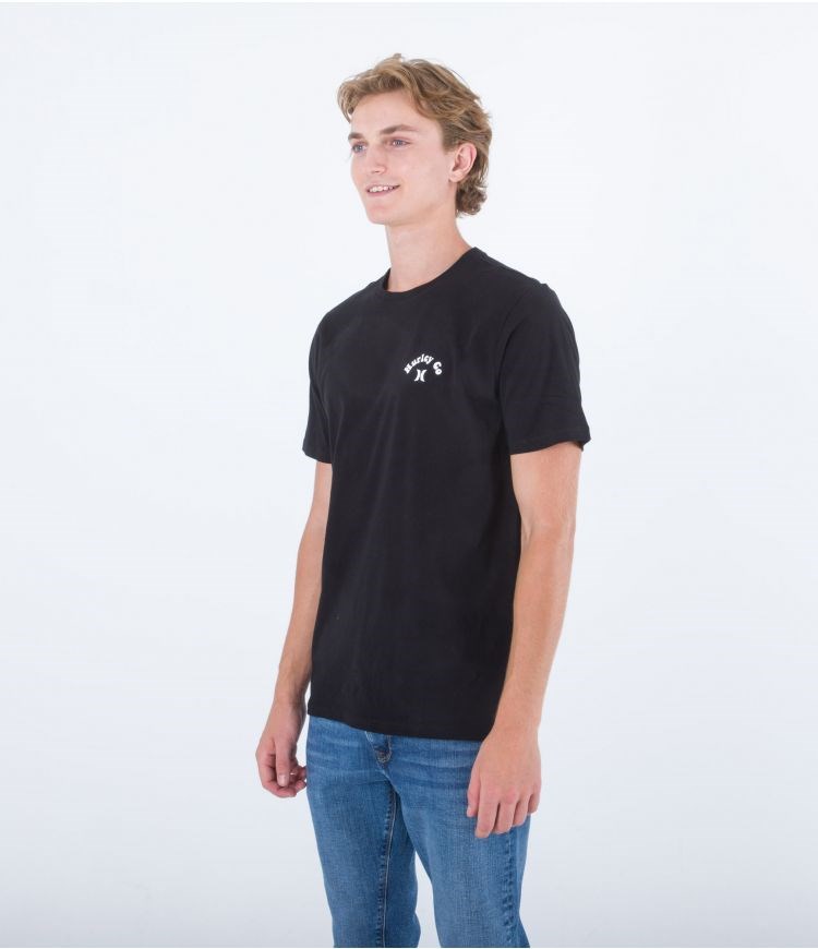 Hurley T-shirt Kurzes Sleeve Everyday Parrot Party Schwarz | 45VJUECLD