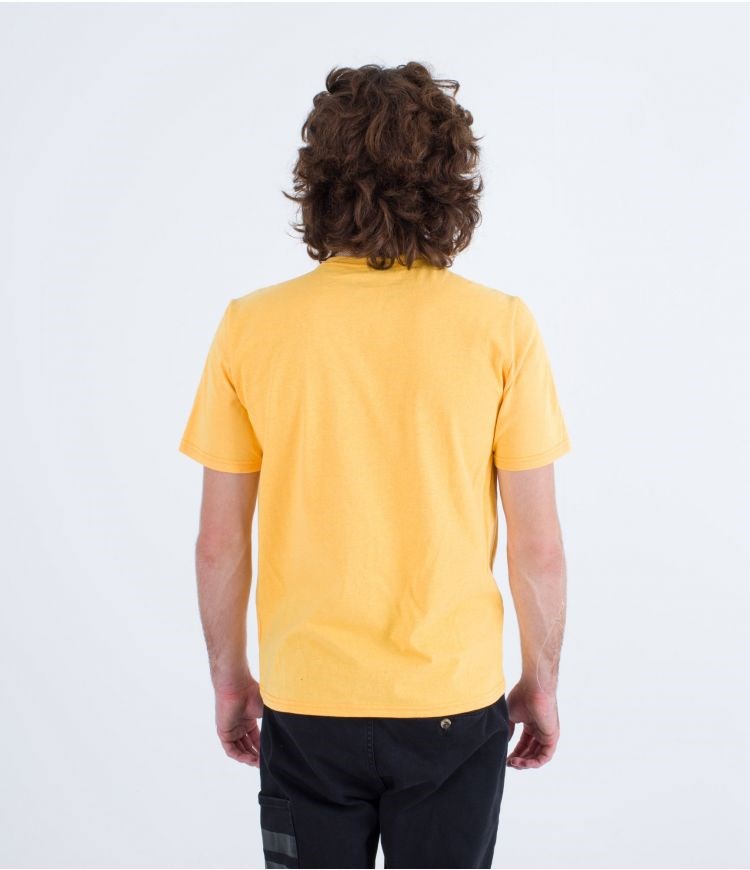 Hurley T-shirt Kurzes Sleeve Everyday Recycled Lowers Puff Buttersauce | 52NMTBQZV