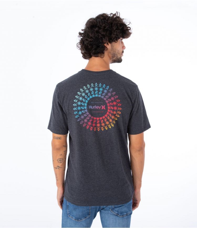 Hurley T-shirt Kurzes Sleeve Everyday Soul Burst Schwarz | 31LNJZAGC