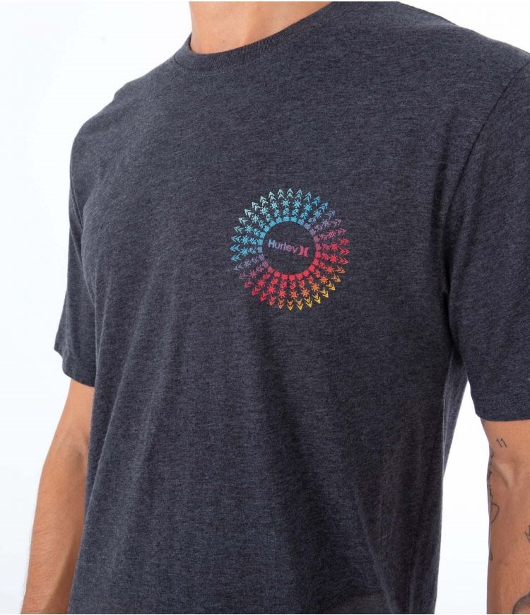 Hurley T-shirt Kurzes Sleeve Everyday Soul Burst Schwarz | 31LNJZAGC