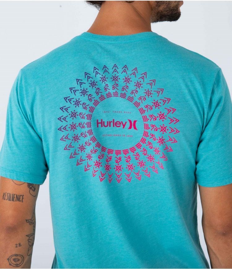 Hurley T-shirt Kurzes Sleeve Everyday Soul Burst Wave Runner | 37MOGNYAH