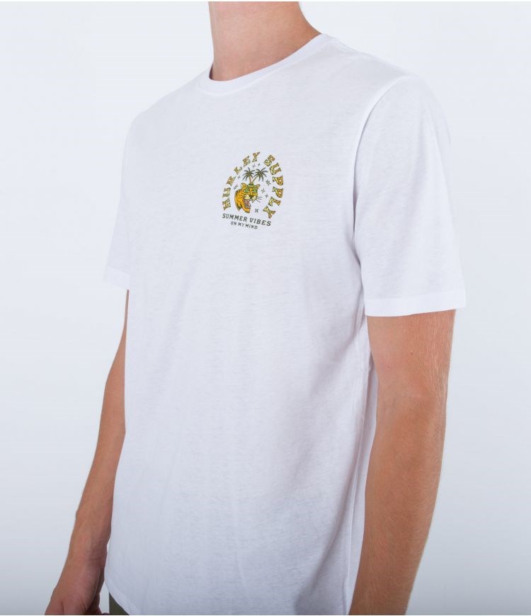 Hurley T-shirt Kurzes Sleeve Everyday Summer Vibes Weiß | 49WRBDPYF