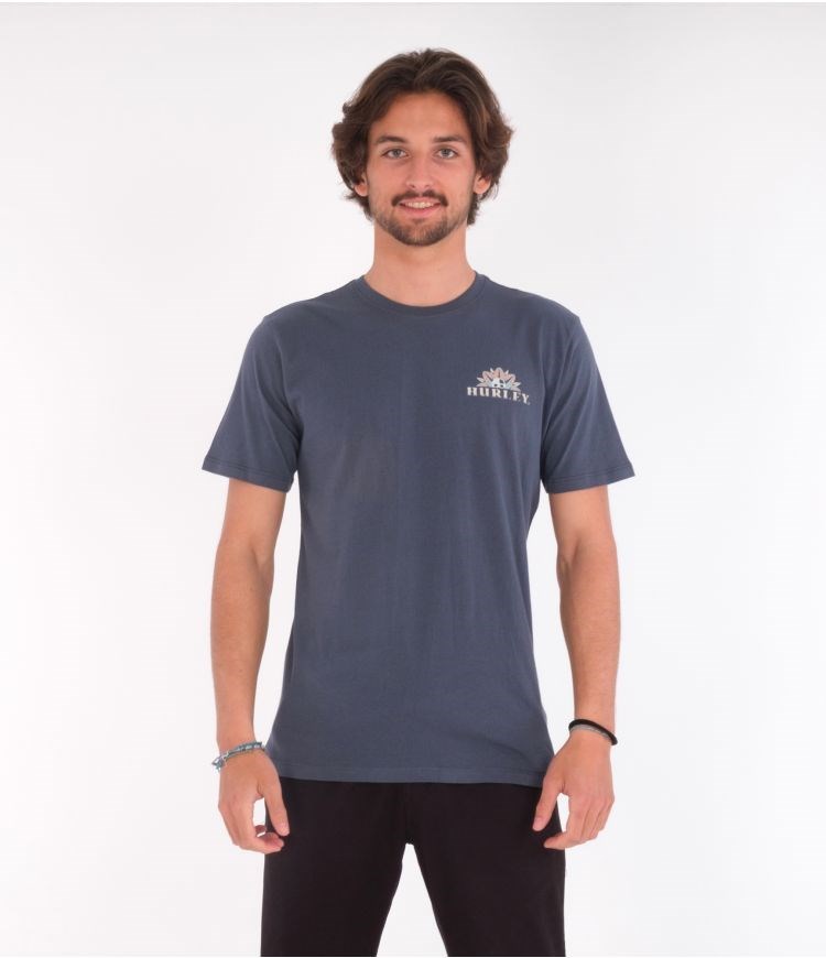Hurley T-shirt Kurzes Sleeve Everyday Washed Dark Tropics Monsoon | 01ZTLRDSW