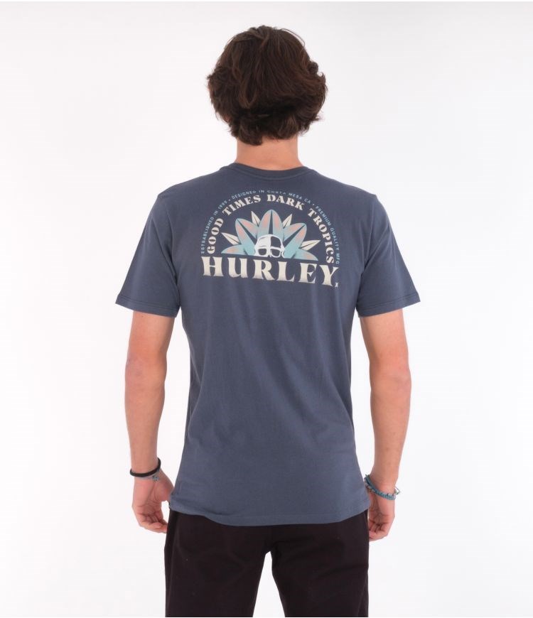 Hurley T-shirt Kurzes Sleeve Everyday Washed Dark Tropics Monsoon | 01ZTLRDSW