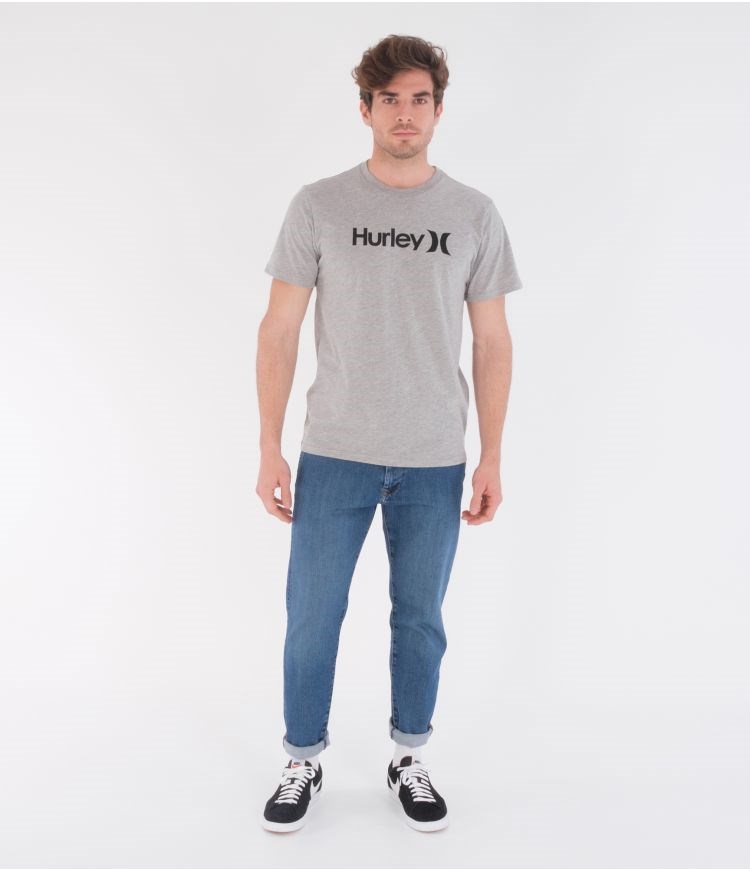 Hurley T-shirt Kurzes Sleeve Everyday Washed Core O&o Grau | 35LIEVHCB