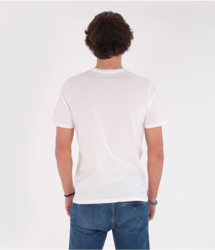 Hurley T-shirt Kurzes Sleeve Everyday Washed Fastlane Weiß | 49KHTXGCJ