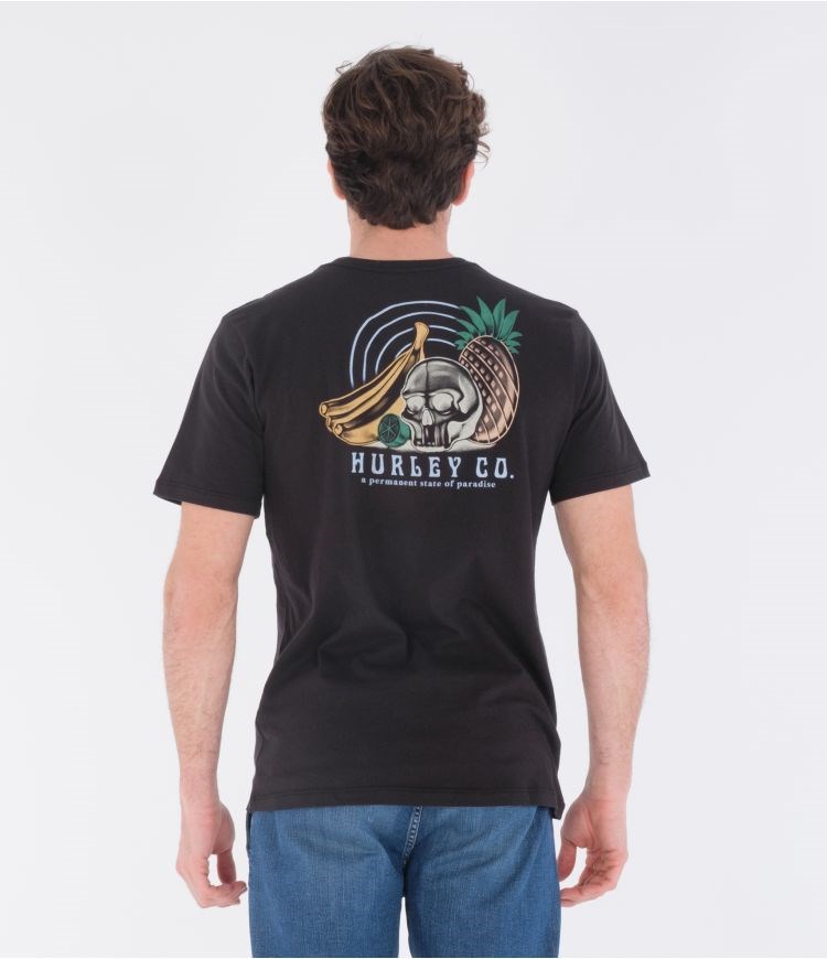 Hurley T-shirt Kurzes Sleeve Everyday Washed Still Life Schwarz | 96NQMAEKG