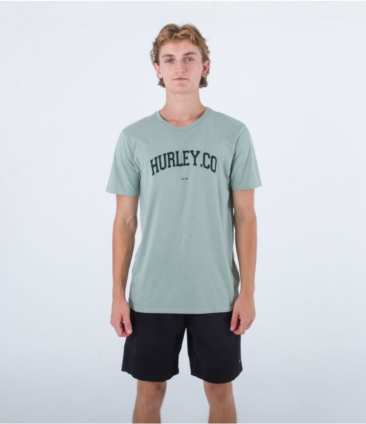Hurley T-shirt Kurzes Sleeve H2o Dri Authentic Morning Spruce | 42QOTBYEC