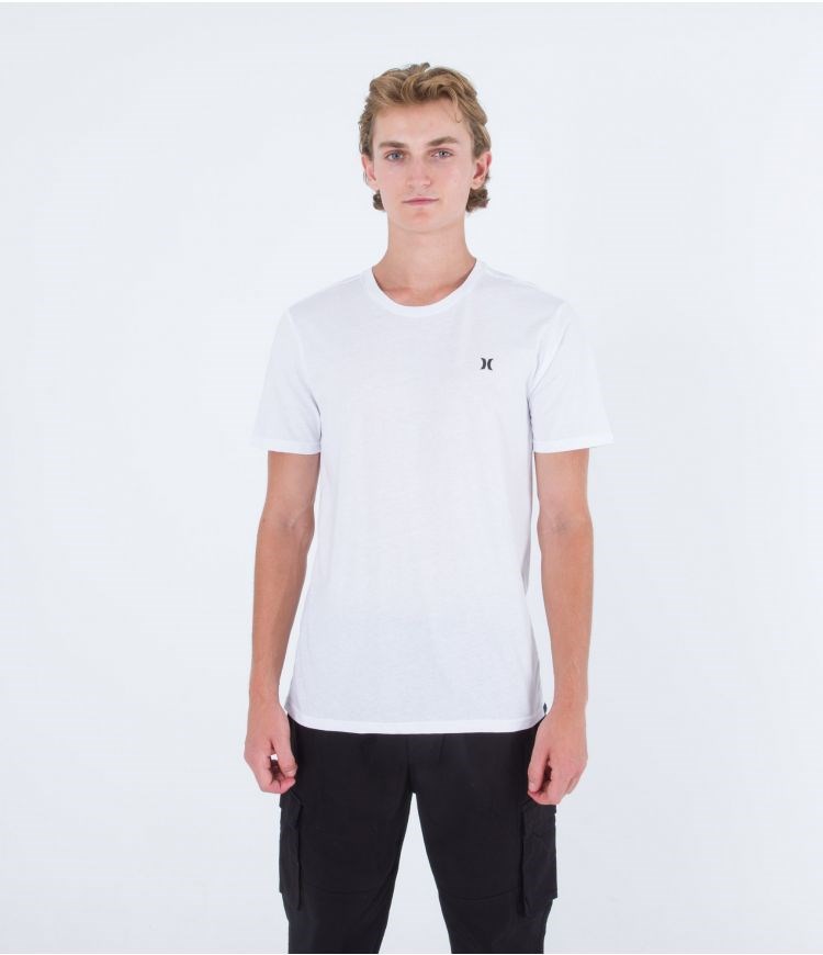 Hurley T-shirt Kurzes Sleeve H2o Dri Icon Weiß | 69JDVFLZH